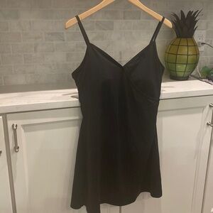 Garnet Hill Black Women's Swim One Piece